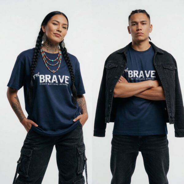 Unisex Organic "BRAVE" Mid-light T-shirt