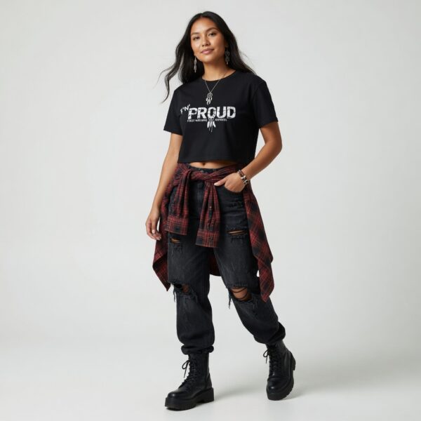 Women’s "PROUD" Crop Top
