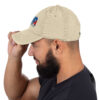 Distressed "FNA" Dad Hat