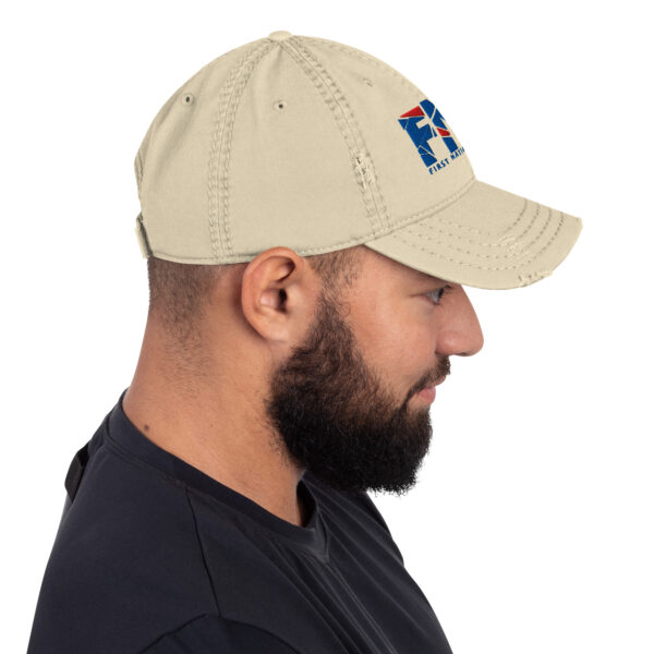 Distressed "FNA" Dad Hat