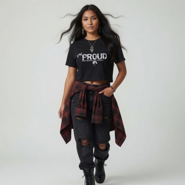 Women’s "PROUD" Crop Top