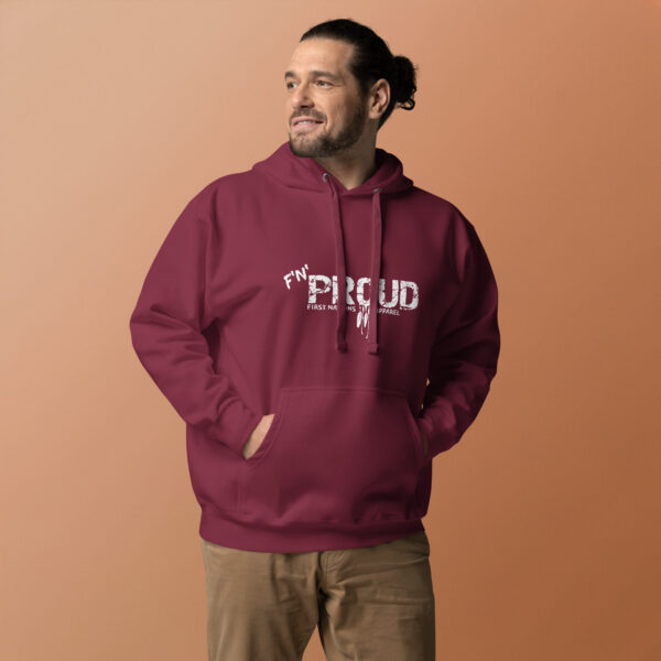 unisex-premium-pullover-hoodie-maroon-front-2-69f508428c34e.jpg Unisex "PROUD" Hoodie