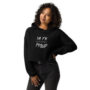 Crop "PROUD" Hoodie