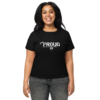 womens-high-waisted-tee-black-front-6a21a0ed239ef Women’s "PROUD" high-waisted t-shirt