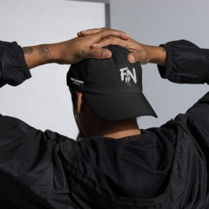 classic-dad-hat-black-front-6a21d0914b661.jpg Embroidered "FN" Dad hat