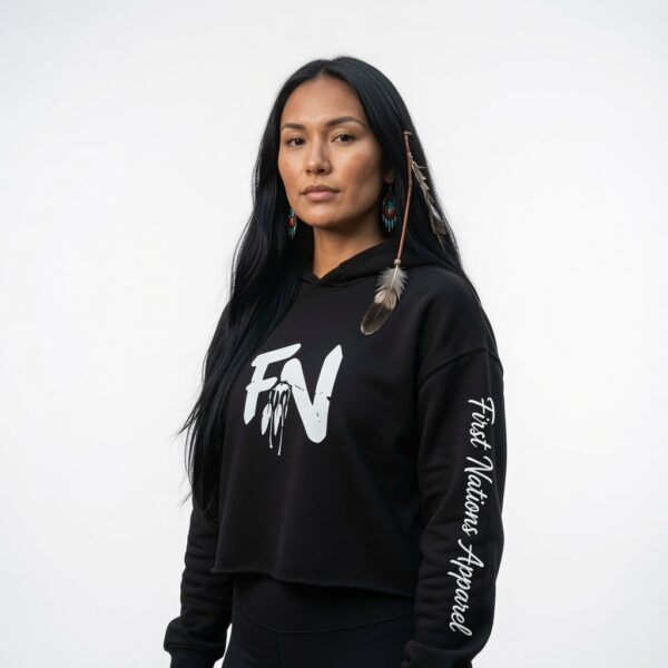 Crop "FN" Hoodie