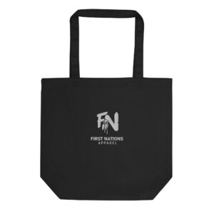 Organic "FN" Embroidered Tote Bag