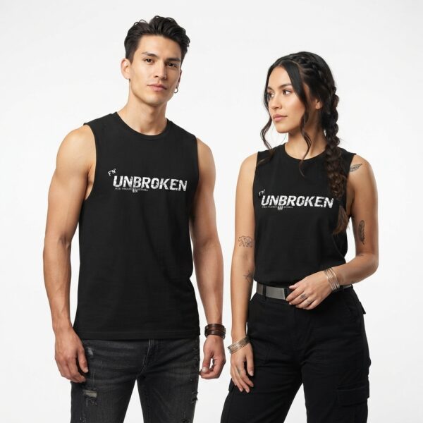 "UNBROKEN" Muscle Shirt
