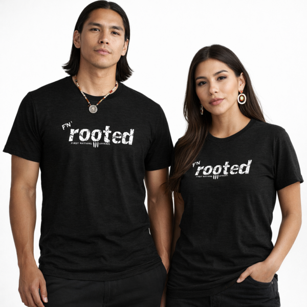 Short sleeve "rooted" T-shirt