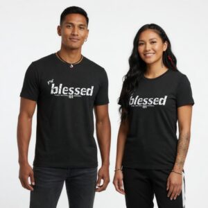 Short Sleeve "blessed" T-shirt