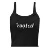 Women’s "rooted" micro-rib tank top